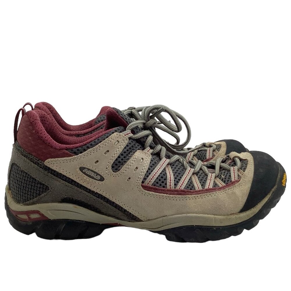 Asolo Ember Low Hiking Shoes 7 Light Grey Mountain Hike Boot Walk Trek Outdoor